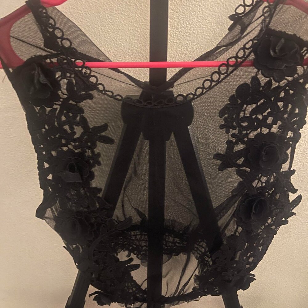 Sheer Mesh Top